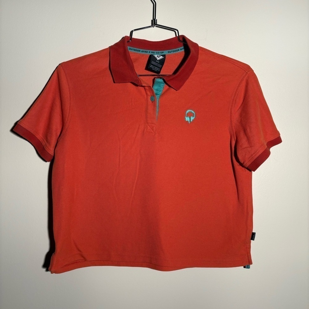 Outdoor Afro X REI Co-Op Women’s Orange Polo